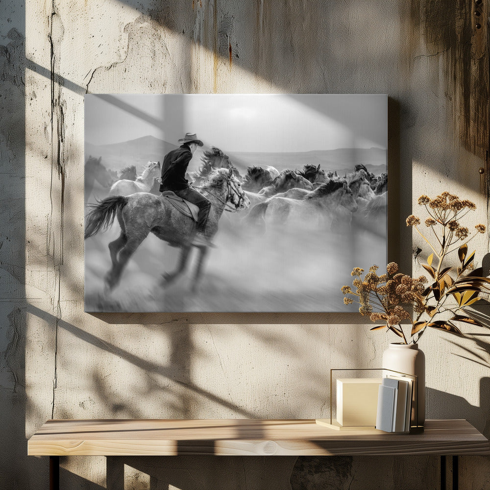 Wildpferde (auch Wildpferde genannt) | Leinwand-Bilder