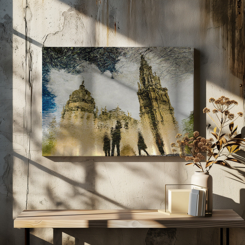 Reflektion av Toledokatedralen | Canvas