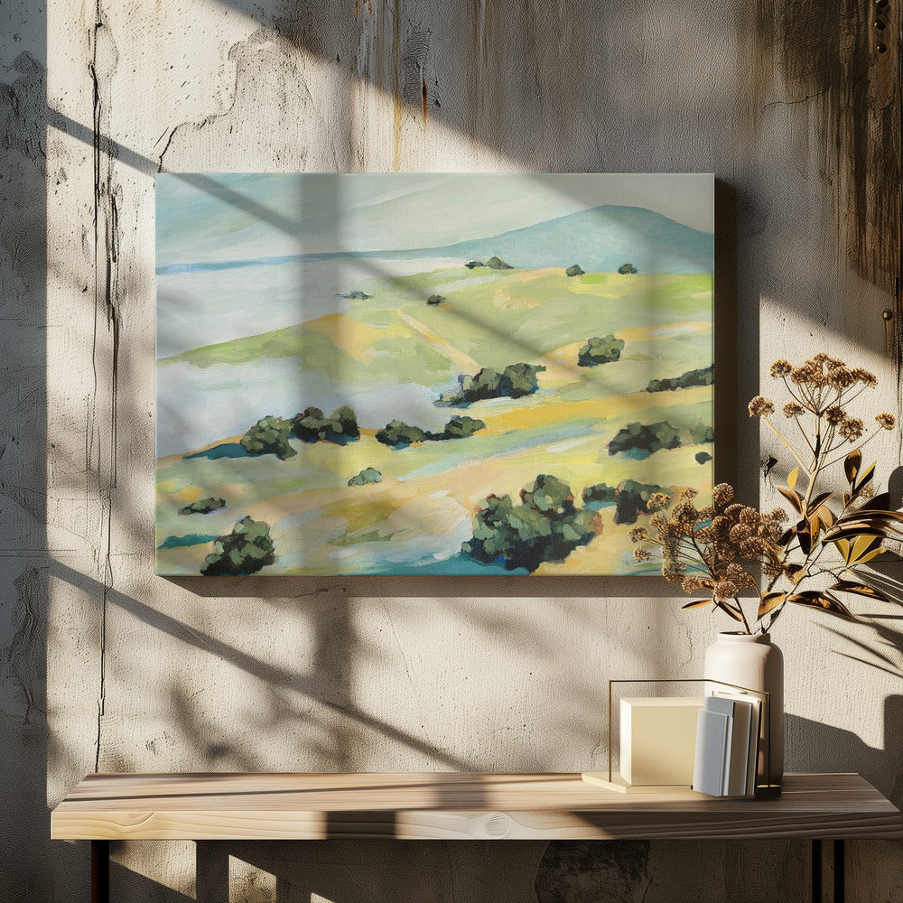 Fog and Hills | Canvas