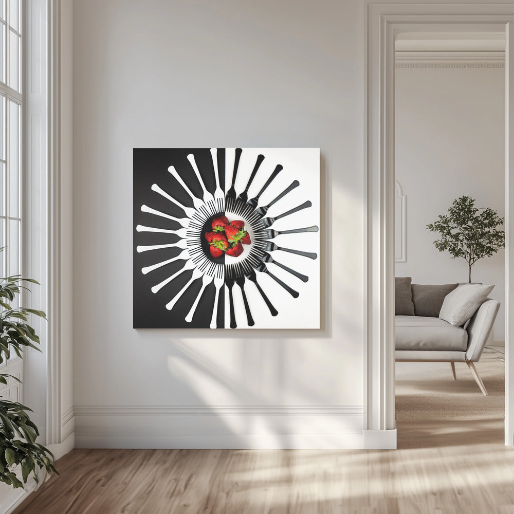 Jordbærdesign | Lærredsbilleder