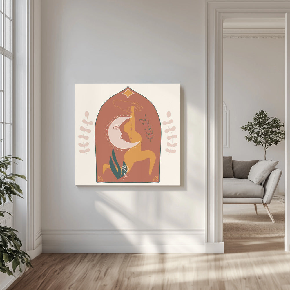 Healing Yoga Print | Canvas
