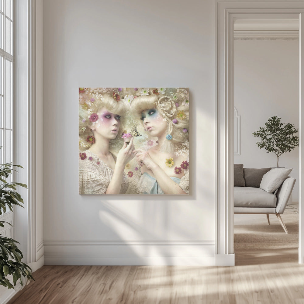 Girl of the flower garden | Canvas