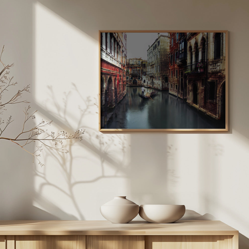 Der Gondoliere | Poster - Kunstdruck