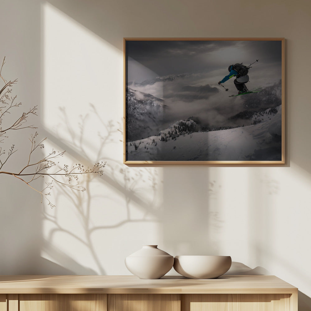 Skiën in het achterland | Posters - Kunstdrukken