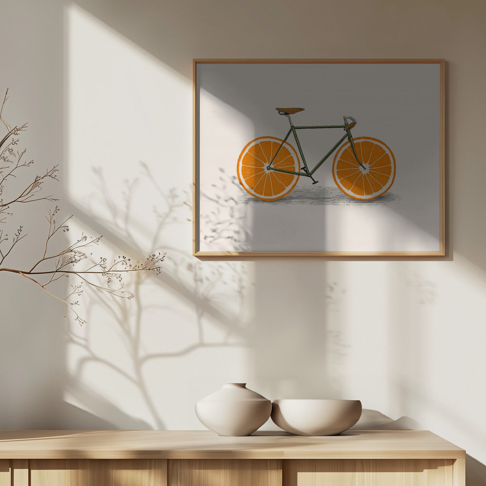 Ruedas Naranjas | Posters - Impresiones de Arte