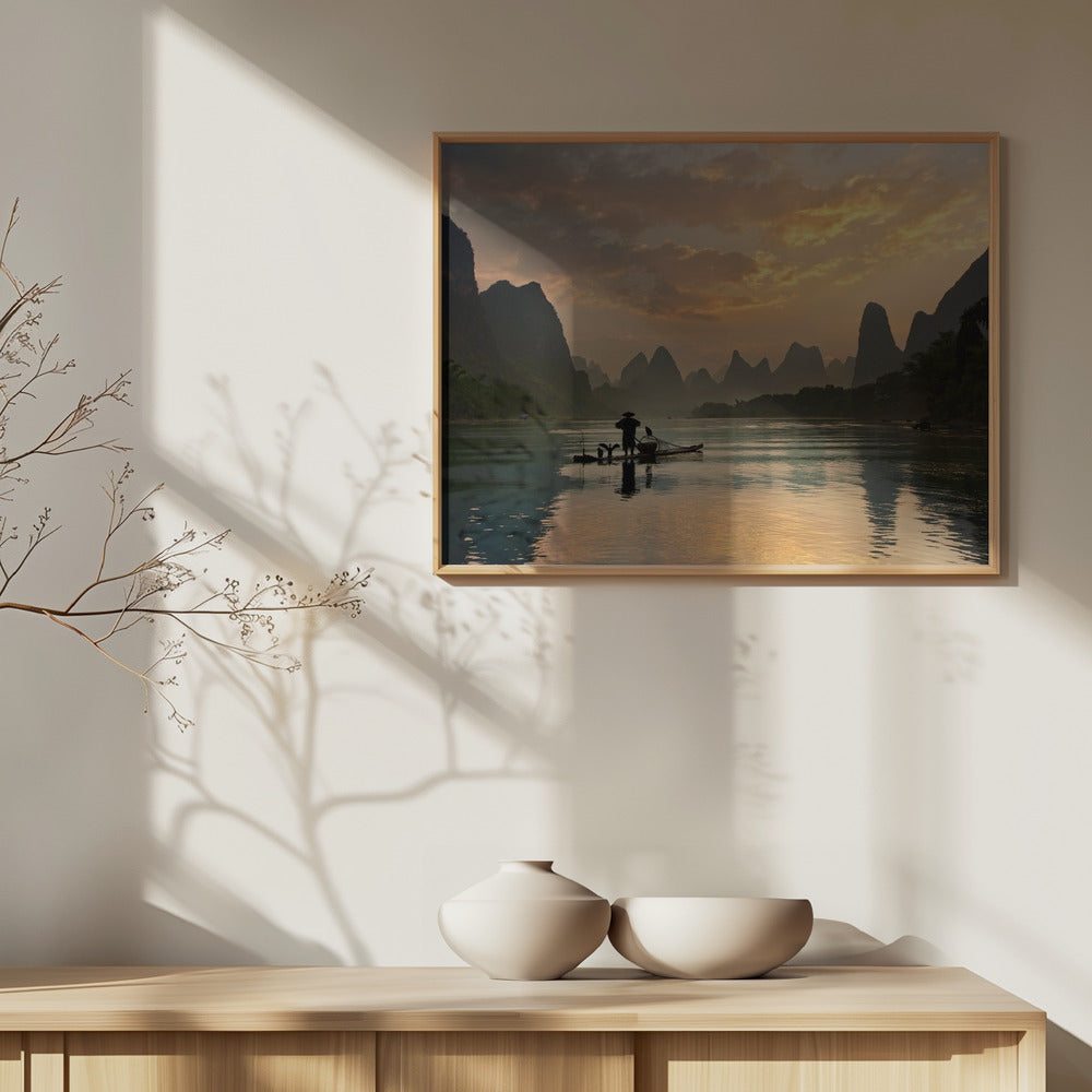 Den Gyldne Li-flod | Plakater - Kunsttryk