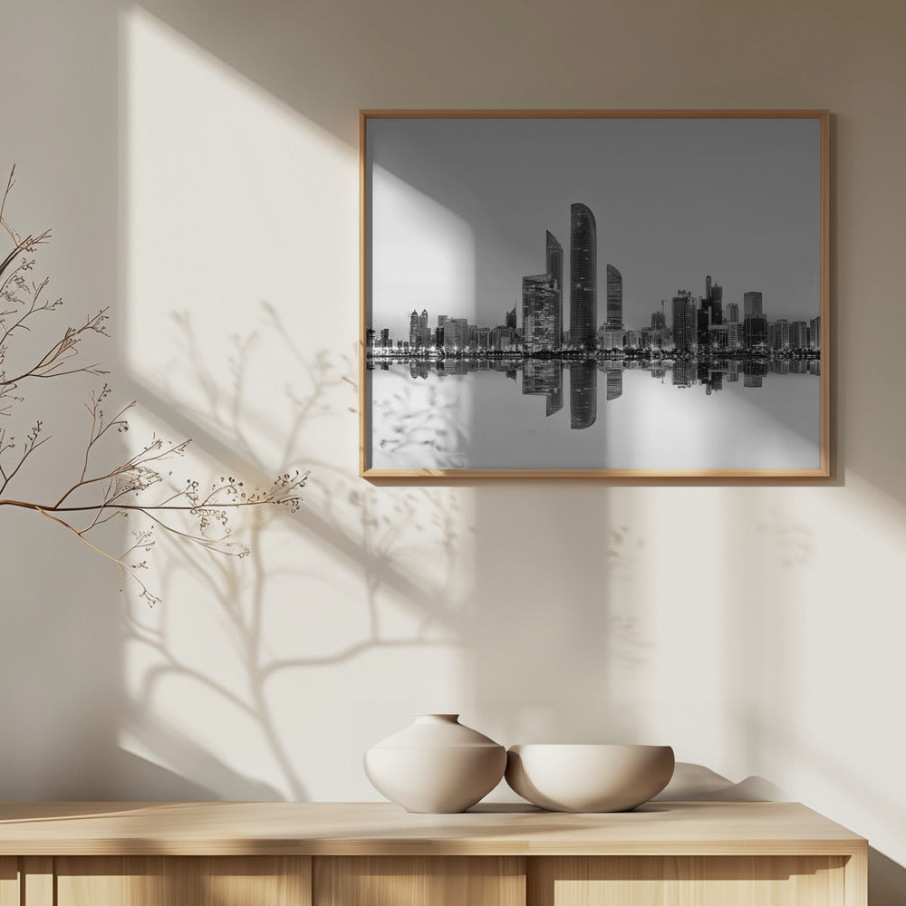 Riflessione urbana di Abu Dhabi | Poster - Stampe d’Arte