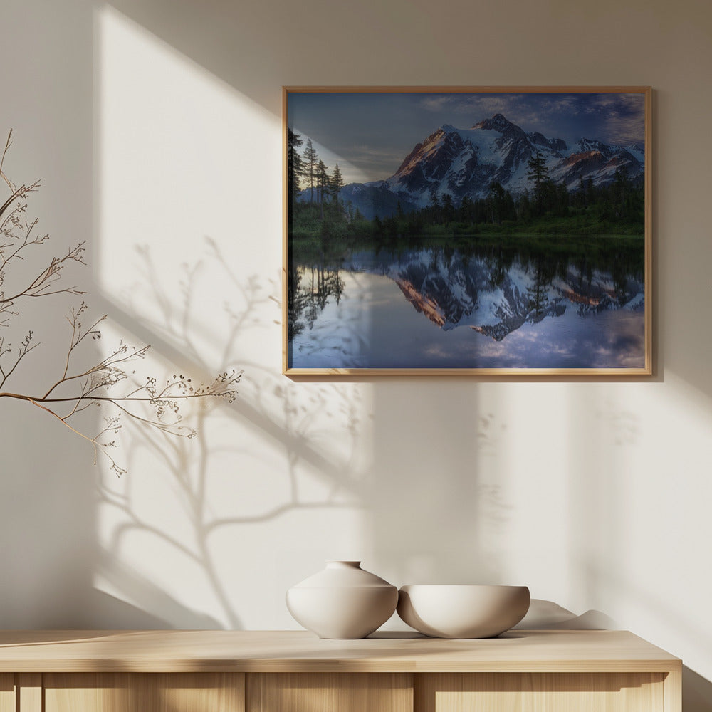 Amanecer en el monte Shuksan | Posters - Impresiones de Arte