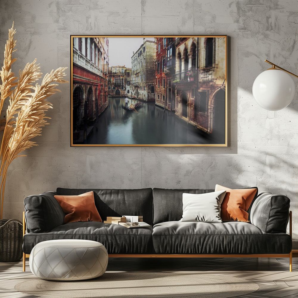 Der Gondoliere | Poster - Kunstdruck