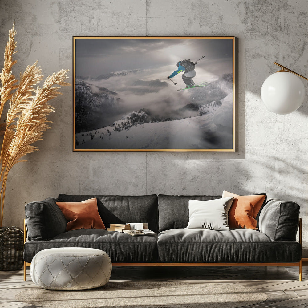 Skiën in het achterland | Posters - Kunstdrukken