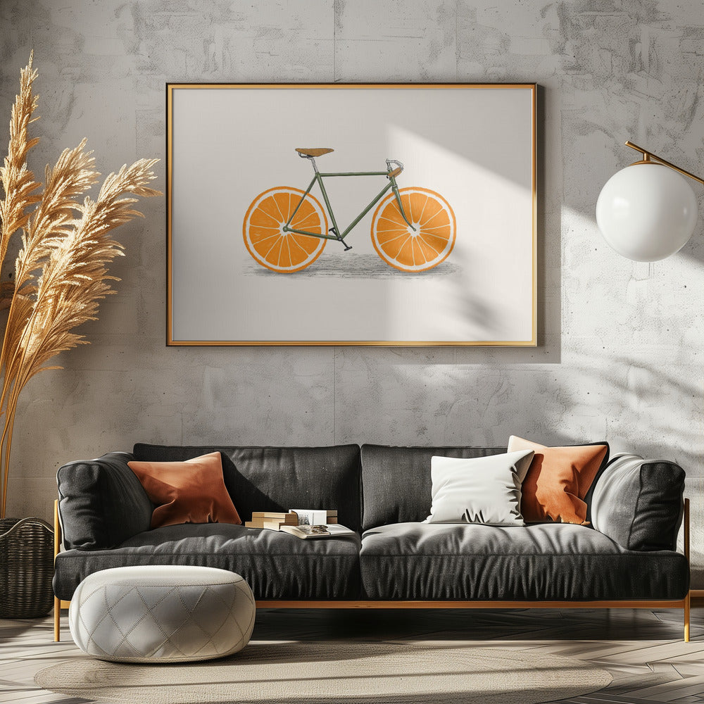 Ruedas Naranjas | Posters - Impresiones de Arte