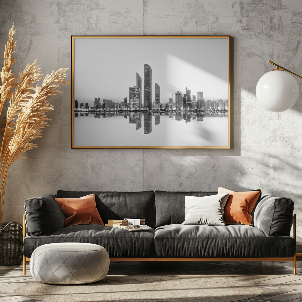 Riflessione urbana di Abu Dhabi | Poster - Stampe d’Arte