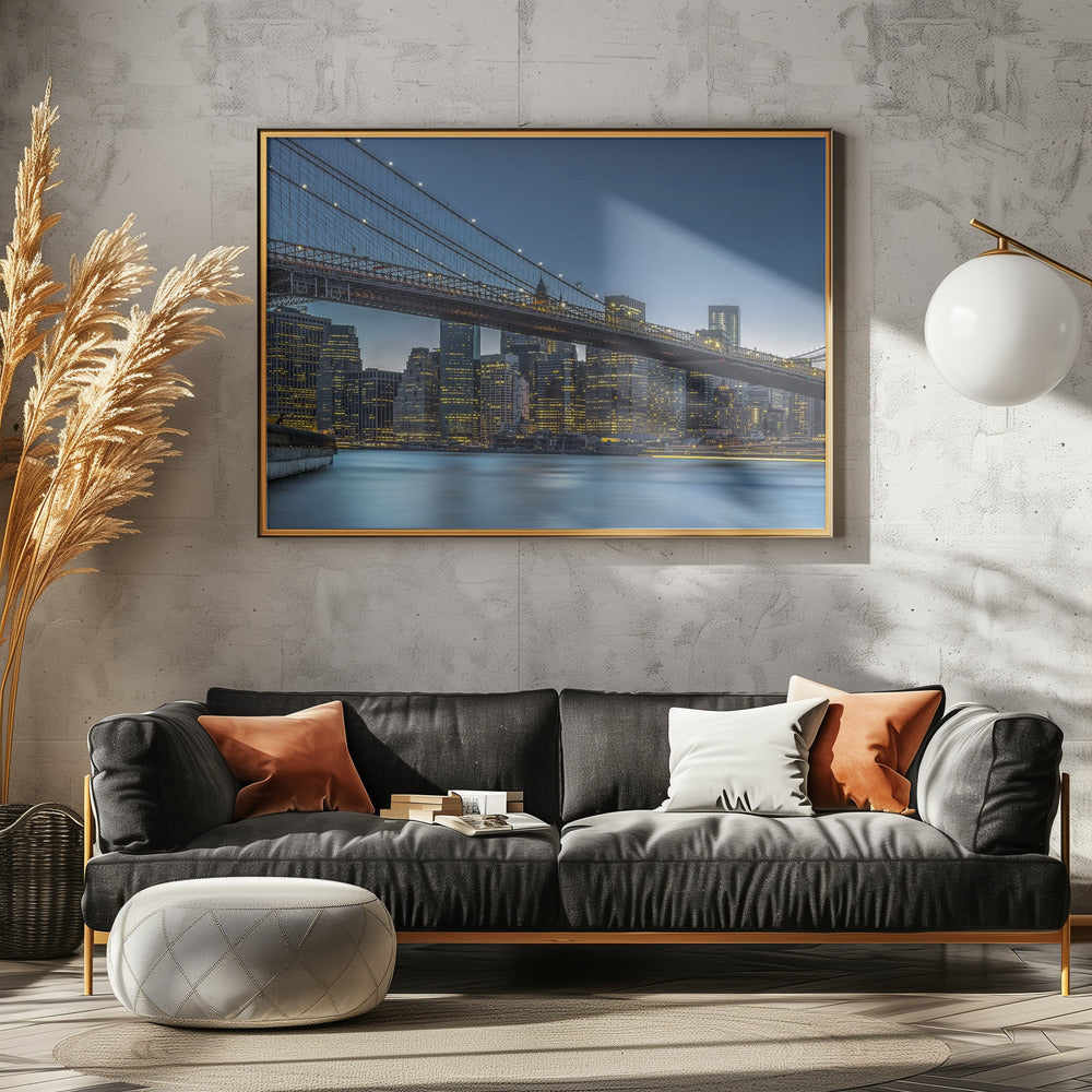 New York - L'ora blu su Manhattan | Poster - Stampe d’Arte