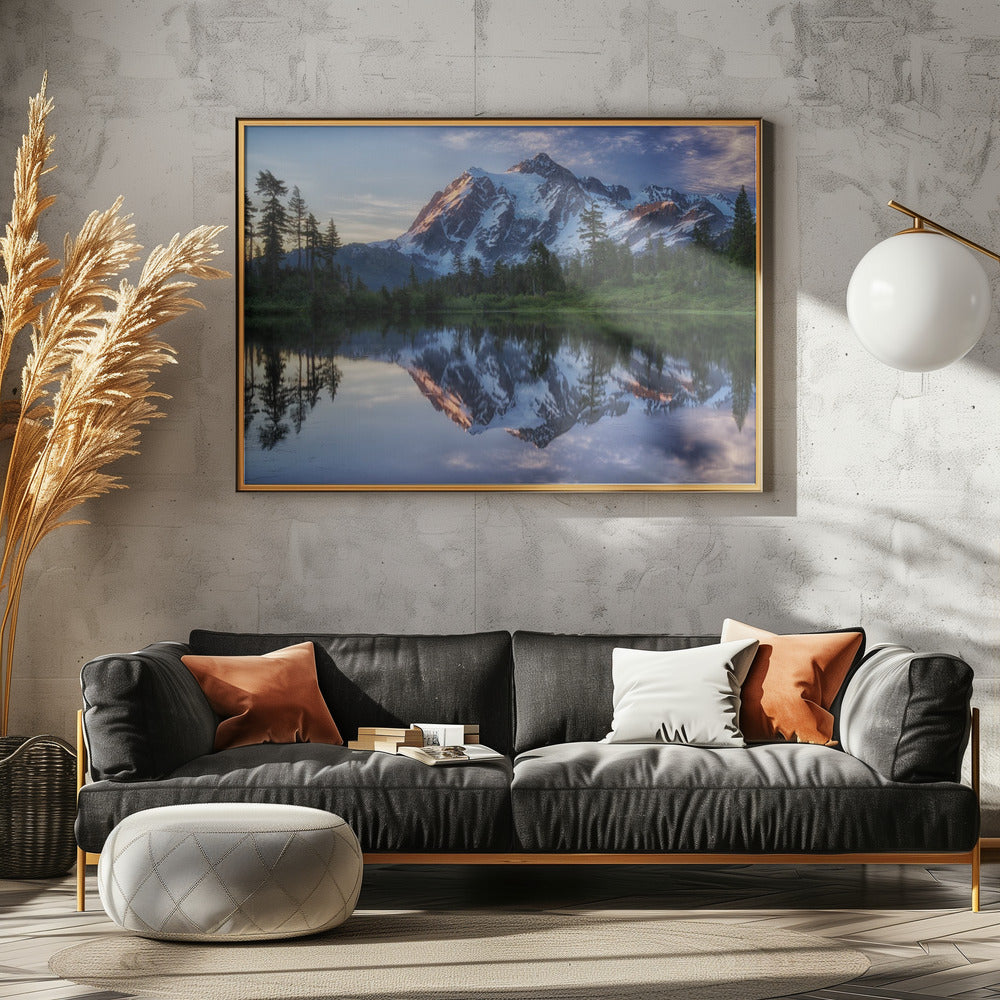 Amanecer en el monte Shuksan | Posters - Impresiones de Arte