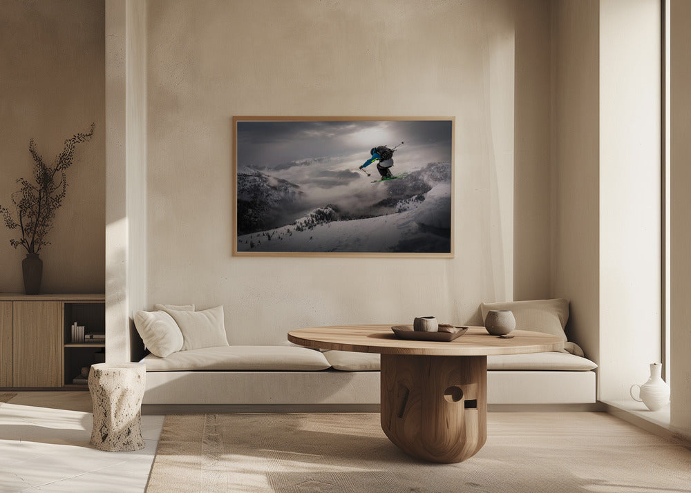 Skiën in het achterland | Posters - Kunstdrukken