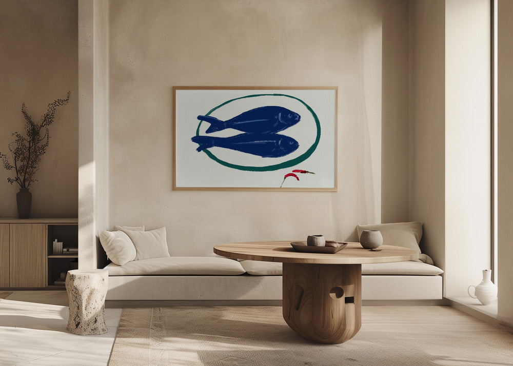 Blue Fish and Spice | Poster