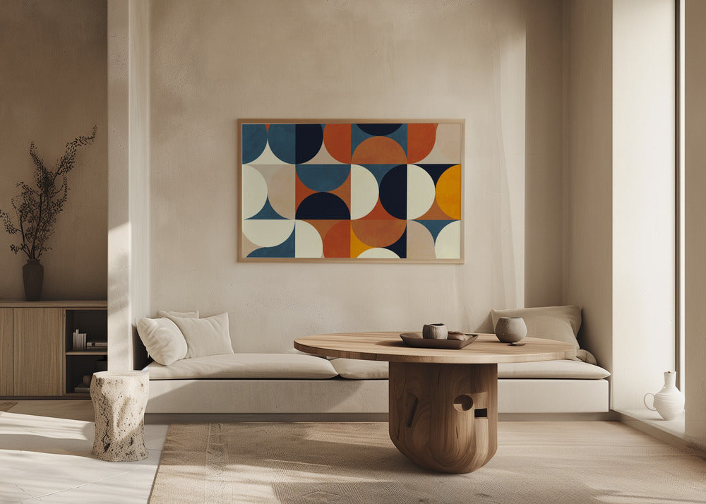 Geometry New12 Marron | Poster