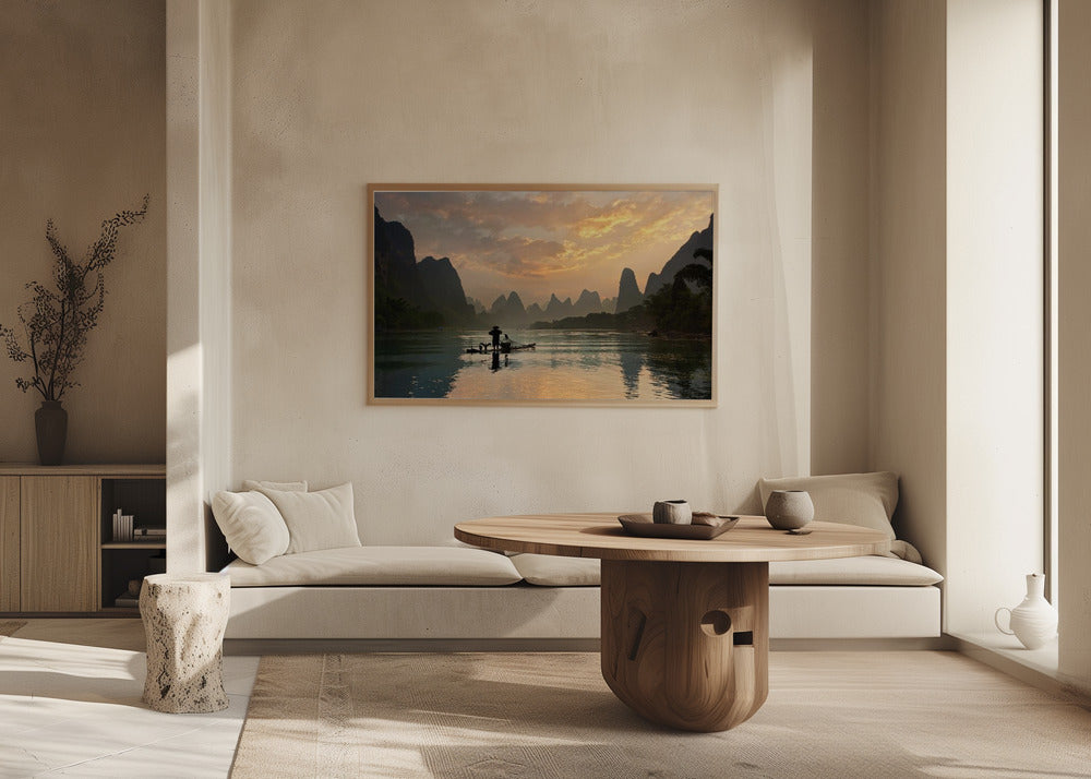 Den Gyldne Li-flod | Plakater - Kunsttryk