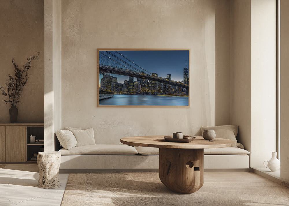 New York - L'ora blu su Manhattan | Poster - Stampe d’Arte
