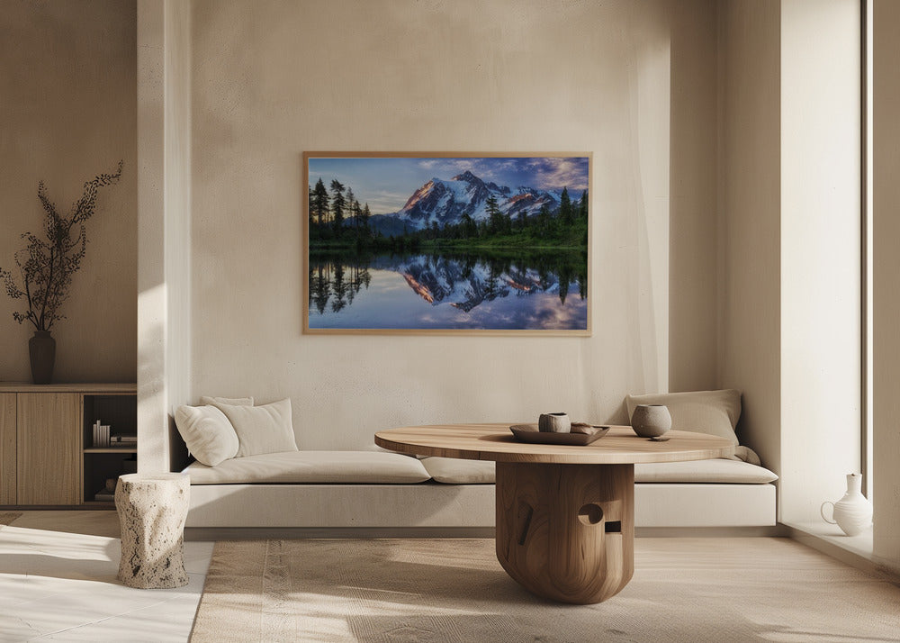 Amanecer en el monte Shuksan | Posters - Impresiones de Arte