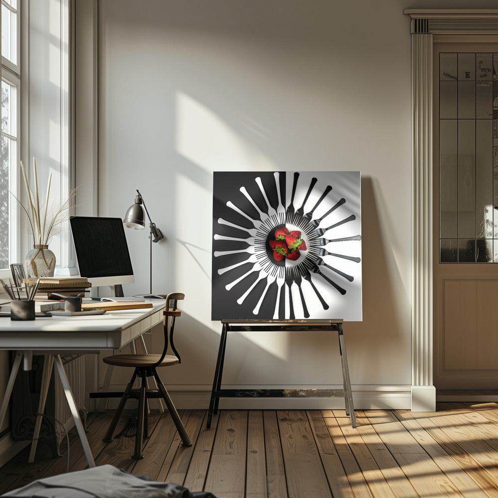 Jordbærdesign | Lærredsbilleder