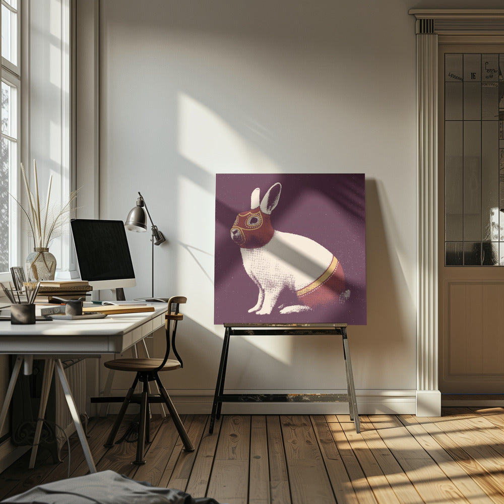 Luchador de conejos | Impresiones en Lienzo