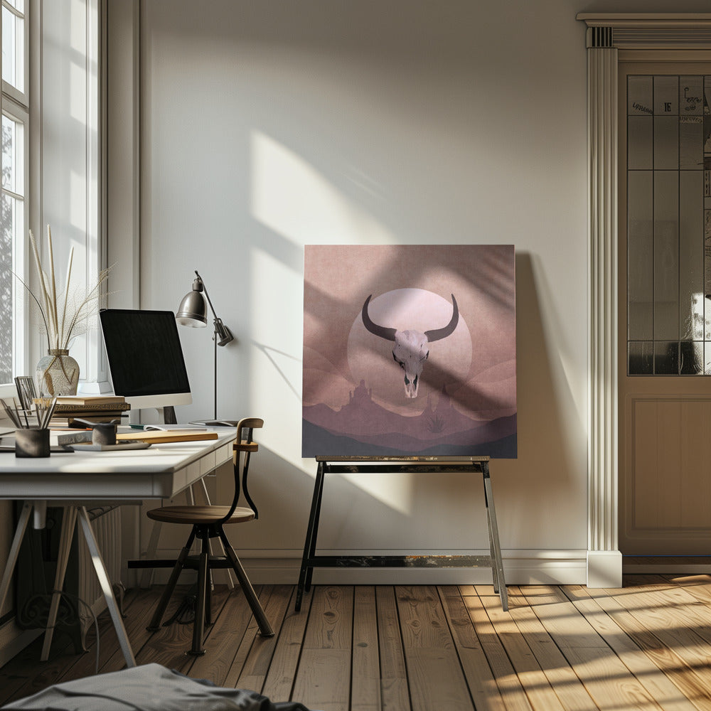 Cowboy Skull | Canvas