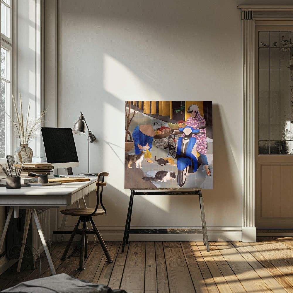 Rue vietnamienne | Tableaux sur Toile