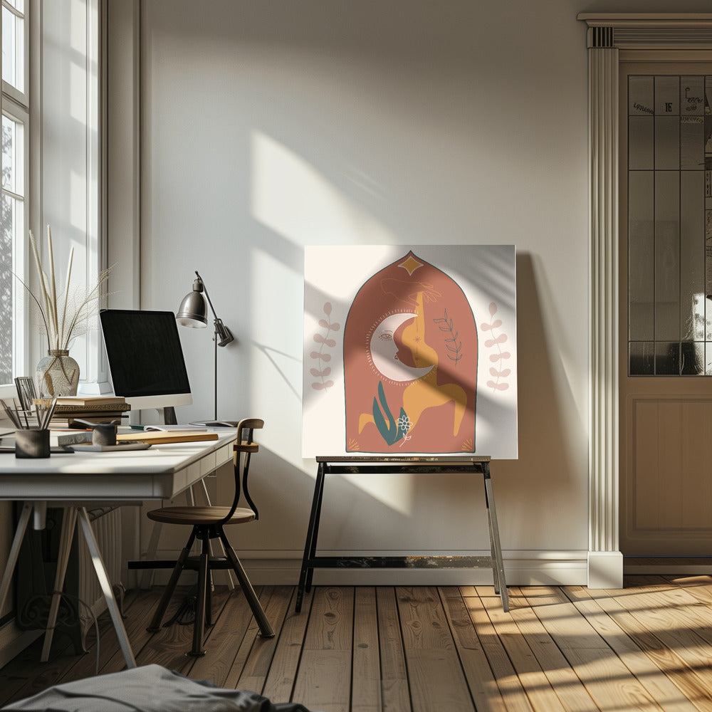 Healing Yoga Print | Canvas