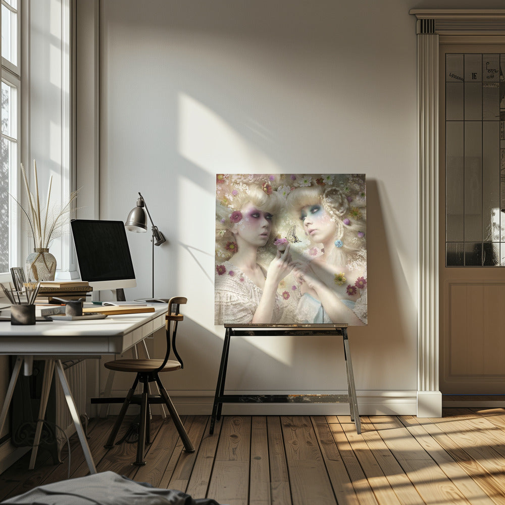 Girl of the flower garden | Canvas