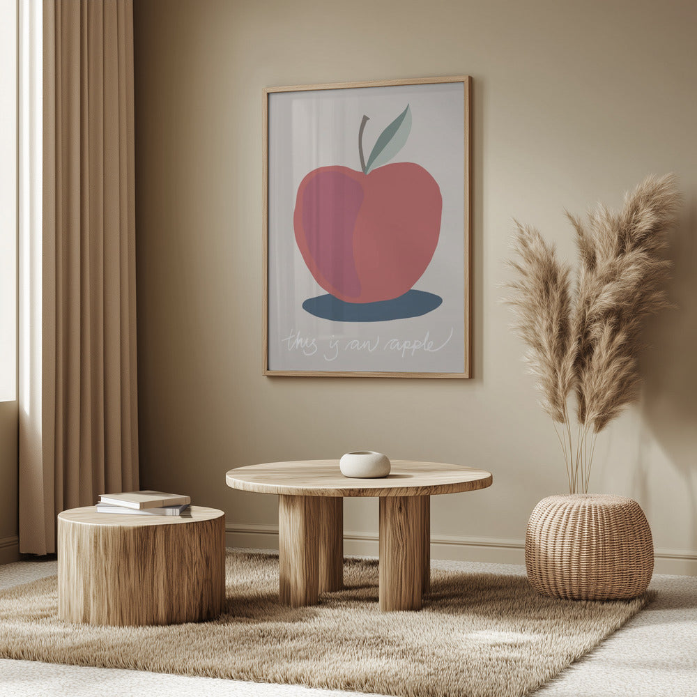 Das ist ein Apfel | Poster