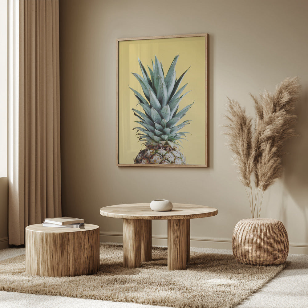 Ananas Keltainen 03 | Julisteet - Taidevedokset