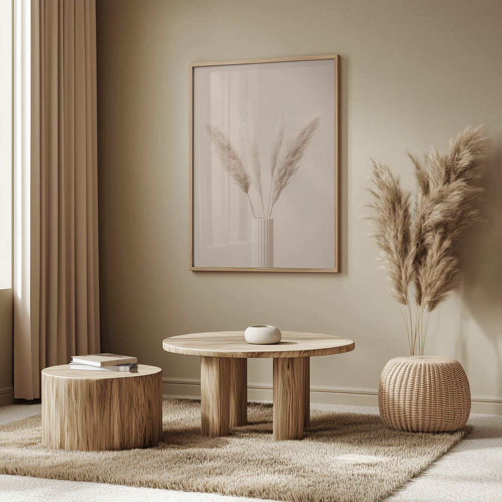 Pampas Grass Beige 09 | Poster