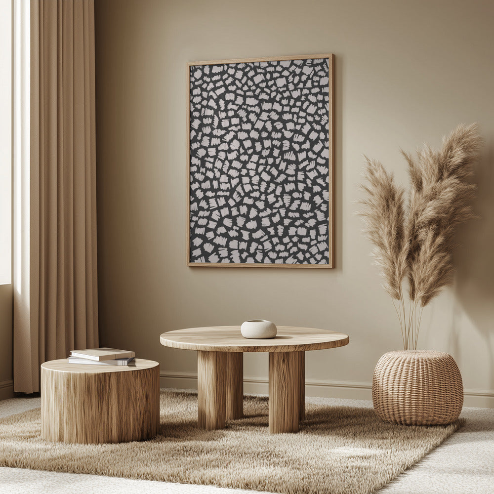 Monochrome Whirls | Poster