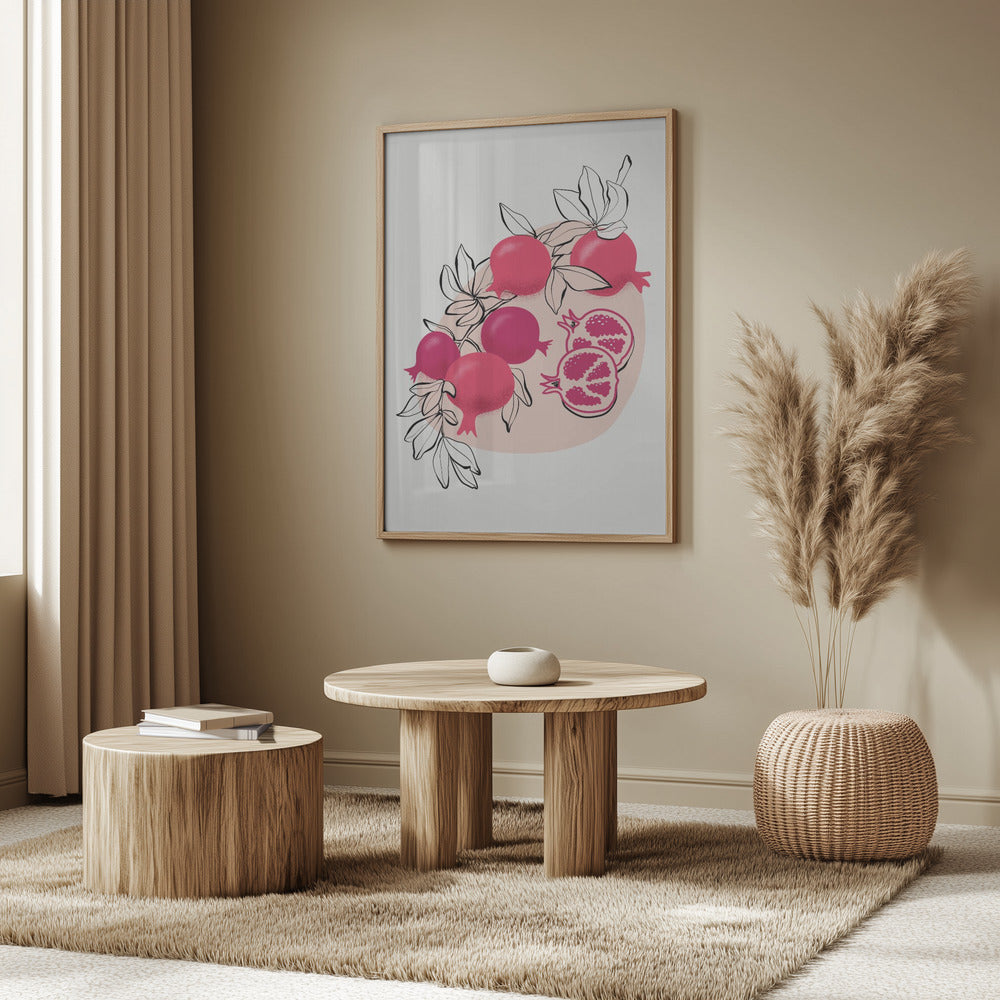 Fathia pomegranates | Poster