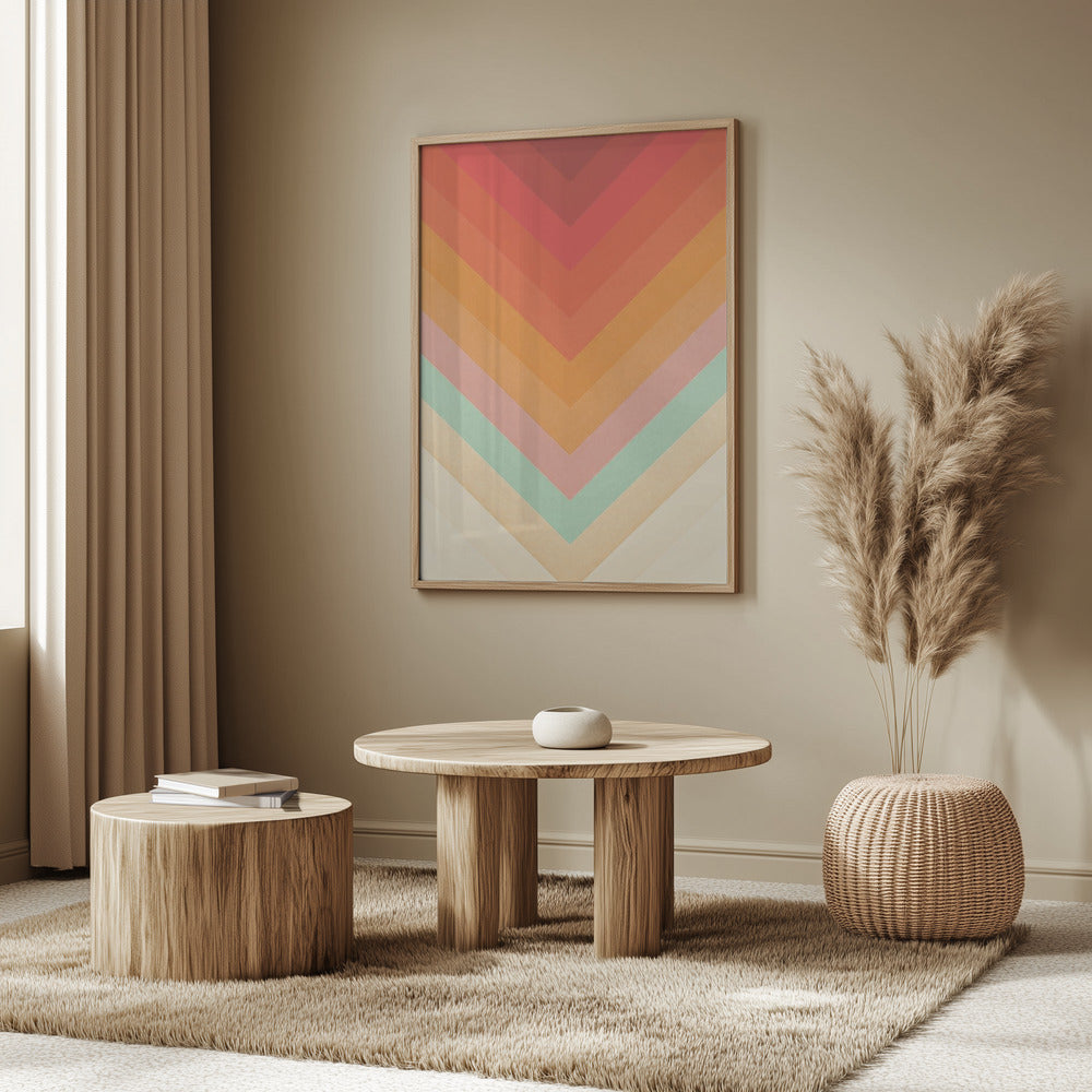 Rainbow Chevrons | Poster