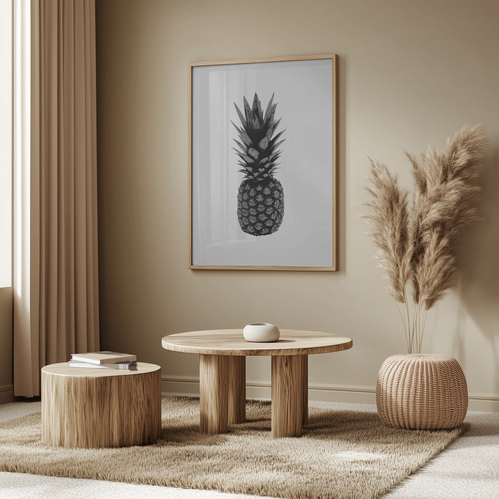 Ananas Svart & Vit | Poster