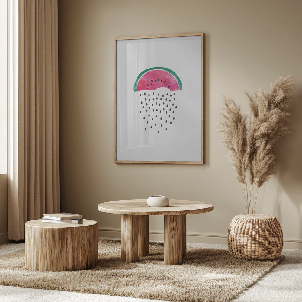 Vattenmelonregn | Poster