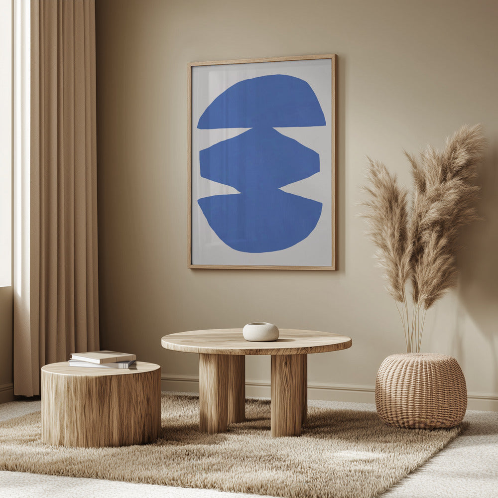 Cobalt blue cut out 02 | Poster