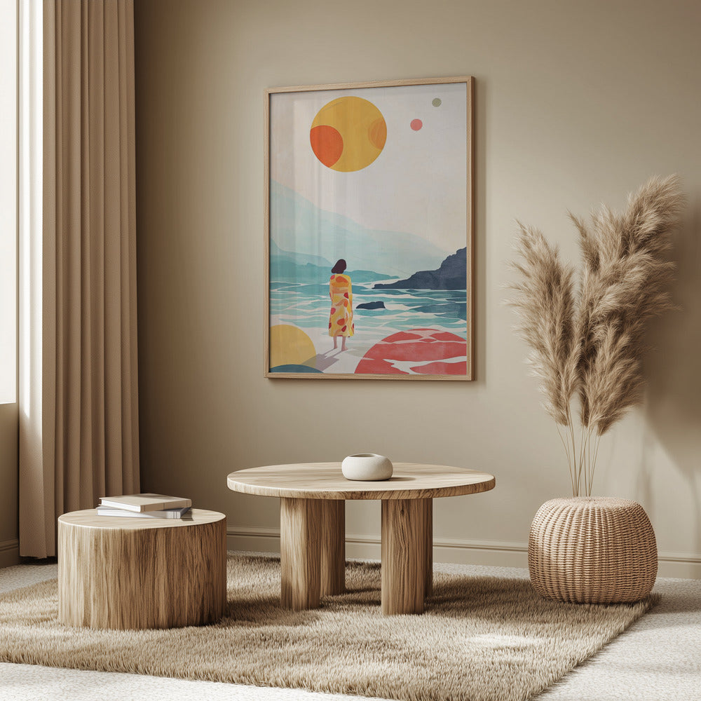 Vacation Watercolor Digital Painting (3) | Poster