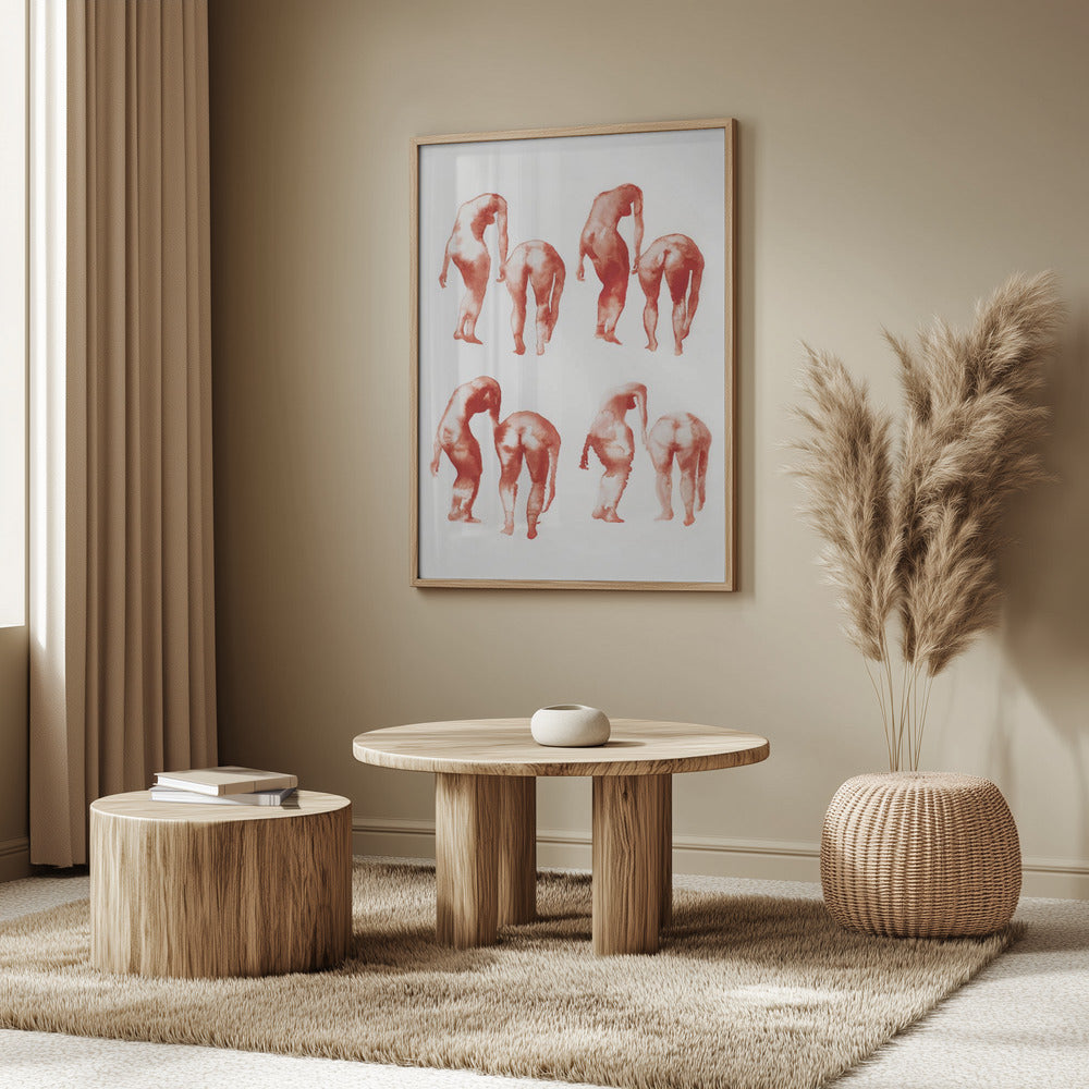 Figurbewegungsstudie 2x4 | Poster