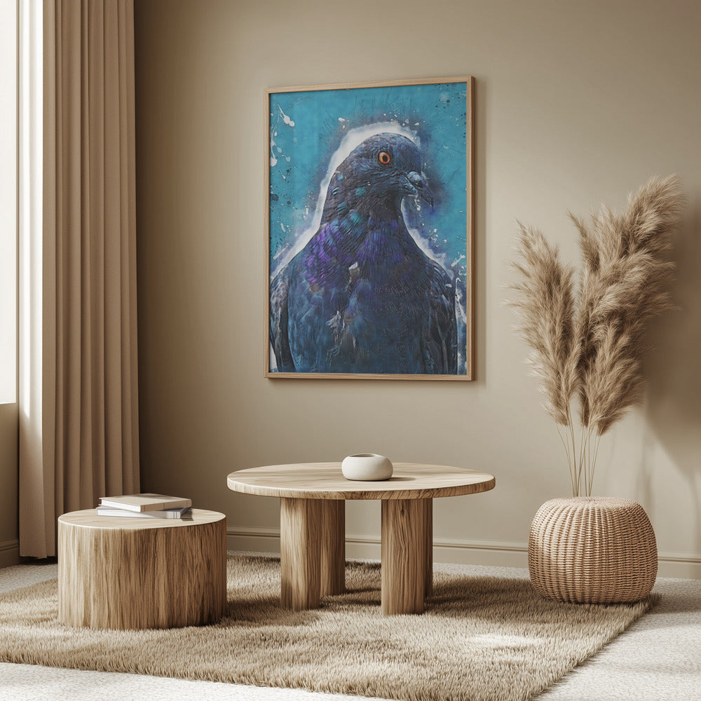 Animal Dove Bird Watercolor Animal Art | Poster