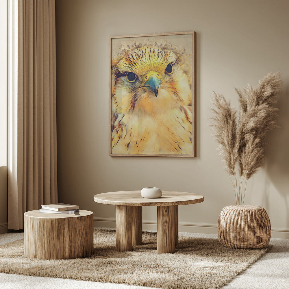 Animal Falcon Watercolor Animal Art | Poster