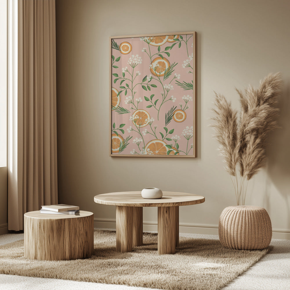 Elderflowers and Oranges | Poster