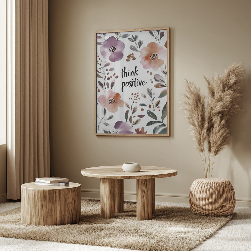 Tænk positivt | Plakater - Kunsttryk