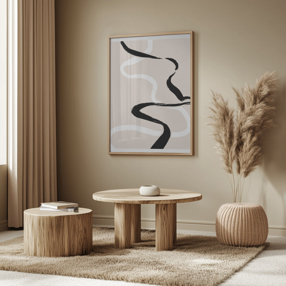 Flowing Ink Trails | Poster