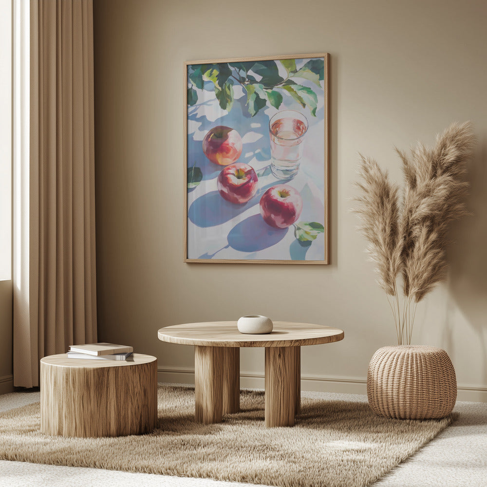 Äpplen och reflektioner | Poster