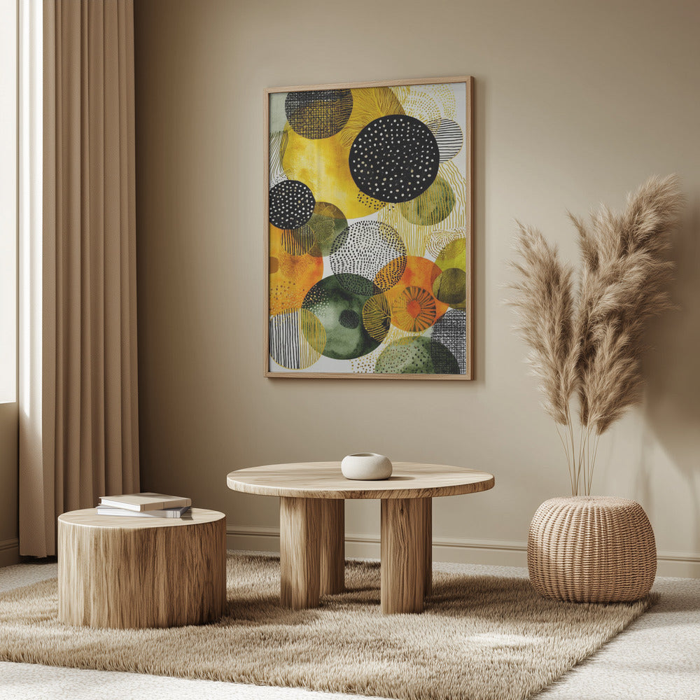 Composition with Overlapping Circles | Poster