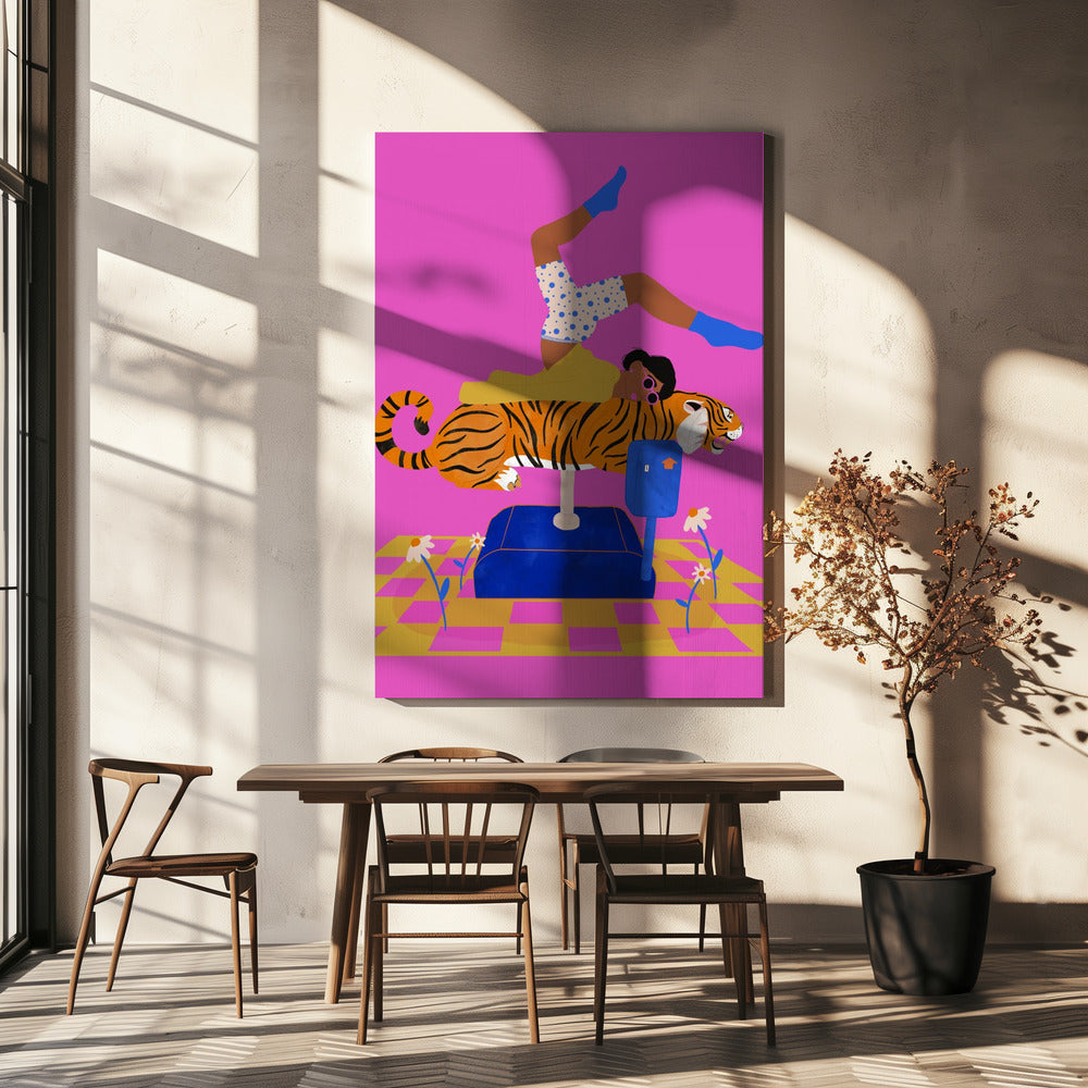 Put a tiger in your heart | Canvas