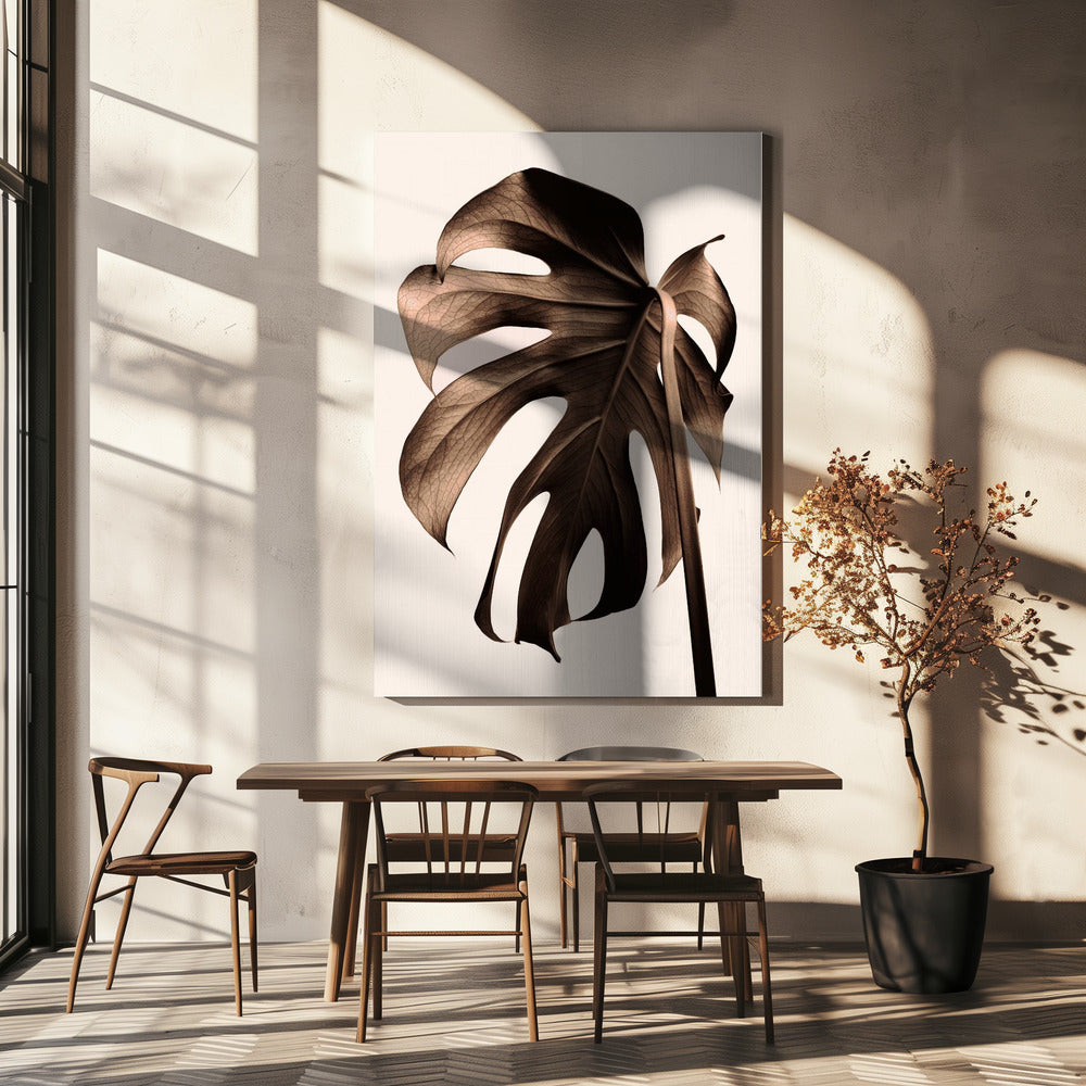 Monstera Goud | Canvasprints